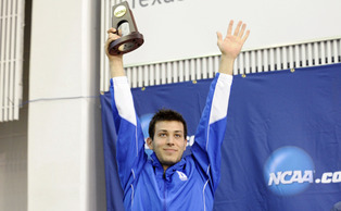 Coming from behind on the final dive, Nick McCrory's margin of victory at the NCAA Championships was a slim 2.45 points. Coming from behind on the final dive, Nick McCrory's margin of victory at the NCAA Championships was a slim 2.45 points.