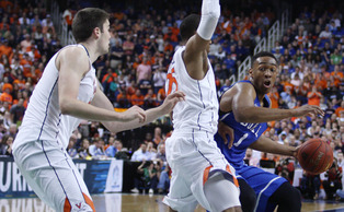 Jabari Parker found a groove early in the second half, but Virginia's defense around the stretch prevented him from guiding the Blue Devils to victory. Jabari Parker found a groove early in the second half, but Virginia's defense around the stretch prevented him from guiding the Blue Devils to victory.
