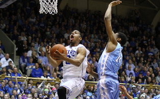 A beautiful up-and-under move by Quinn Cook helped Duke extend its lead during a game-changing run. A beautiful up-and-under move by Quinn Cook helped Duke extend its lead during a game-changing run.