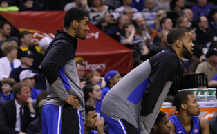 Duke's sideline stood bewildered as Wake Forest stormed back late in the second half for an upset victory. Duke's sideline stood bewildered as Wake Forest stormed back late in the second half for an upset victory.