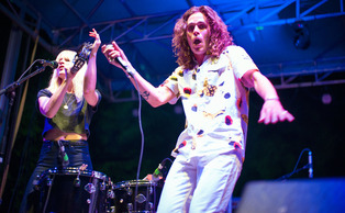 Indie band Youngblood Hawke performs at the Last Day of Classes concert. Indie band Youngblood Hawke performs at the Last Day of Classes concert.