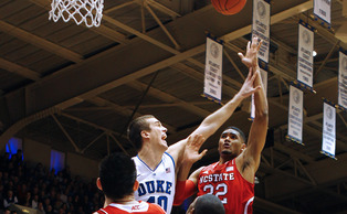 Despite limited minutes, Marshall Plumlee has also found himself in foul trouble for the Blue Devils five times this year. Despite limited minutes, Marshall Plumlee has also found himself in foul trouble for the Blue Devils five times this year.