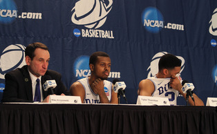 Another late-game meltdown brought Duke's season to a premature end with an upset loss to Mercer. Another late-game meltdown brought Duke's season to a premature end with an upset loss to Mercer.