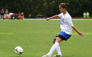 Redshirt senior midfielder Gilda Doria and the Blue Devils need to find a spark on offense this weekend to avoid falling into an 0-3 hole to start the season. Redshirt senior midfielder Gilda Doria and the Blue Devils need to find a spark on offense this weekend to avoid falling into an 0-3 hole to start the season.
