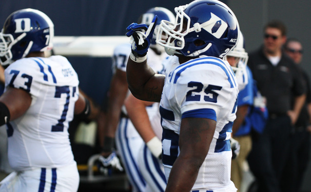 Jela Duncan and Duke’s rushing attack racked up a total of 173 yards and two touchdowns against the Tigers.