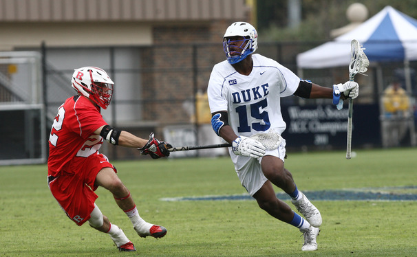 Myles Jones led the Blue Devils Sunday as he used his size and strength to overpower smaller Air Force defenders.