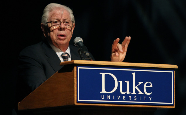 Bernstein encouraged Duke students to always pursue the truth.