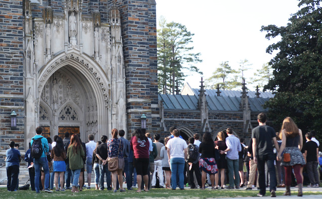 The service remembering Becky Denardis was attended by around 100 of her friends and classmates.