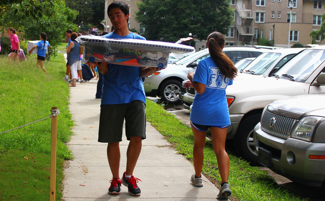 Teams of First-Year Advisory Counselors provide guidance and support to the newest residents of the Duke campus.