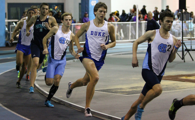 After breaking the four-minute mark in the mile, junior Nate McClafferty and his 4-x-mile team have a chance to break Duke’s all-time record.
