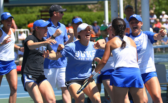 Hanna Mar's comeback win punched Duke's ticket to the ACC tournament final, and polished off the Blue Devils' third win of the season against North Carolina.