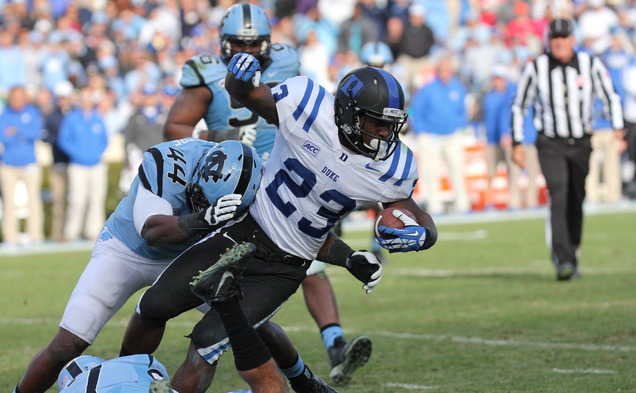 Juwan Thompson has made impacts in all three phases of the game for the Blue Devils during his senior season.