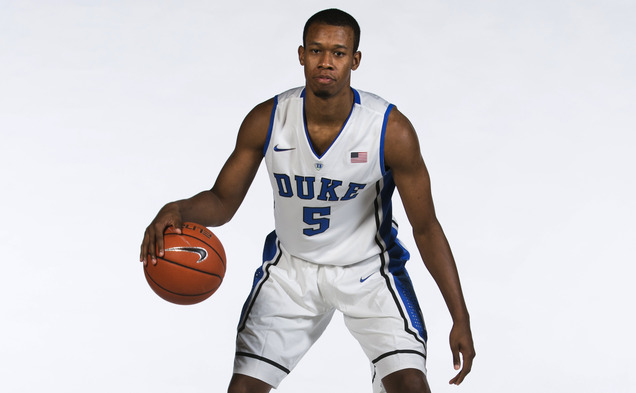 As a leader in Duke's locker room, Rodney Hood's style mirrors his play on the court—silent, yet effective.