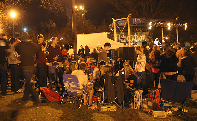 Duke students can enjoy the Personal Checks concert Saturday while they tent for the UNC game.