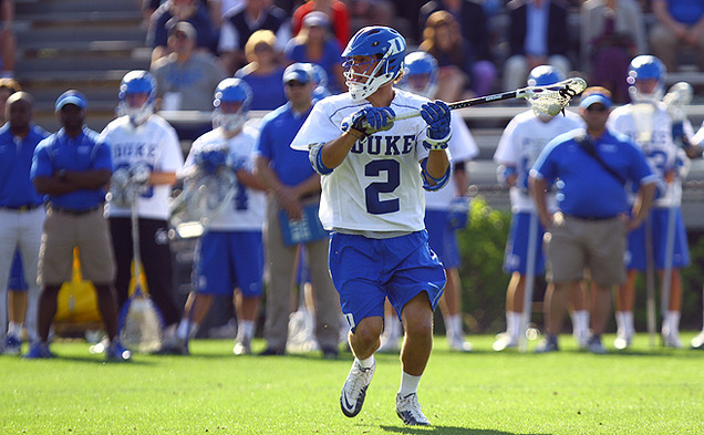 David Lawson scored a career-high five goals to lead Duke past Notre Dame.