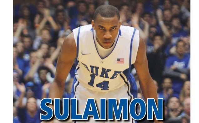 One of the hot topics for the Blue Devils who addressed the media was the recent struggles of Rasheed Sulaimon. (Photo Credit: Ella Banka/The Chronicle).