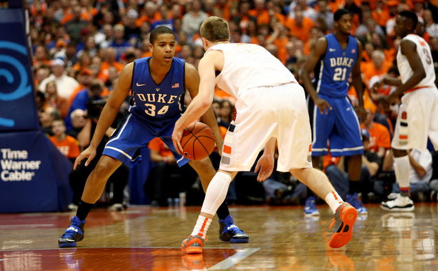 After having little impact in marquee games early in the season, guard Andre Dawkins posted big numbers against Pittsburgh and Syracuse, scoring 34 combined points.