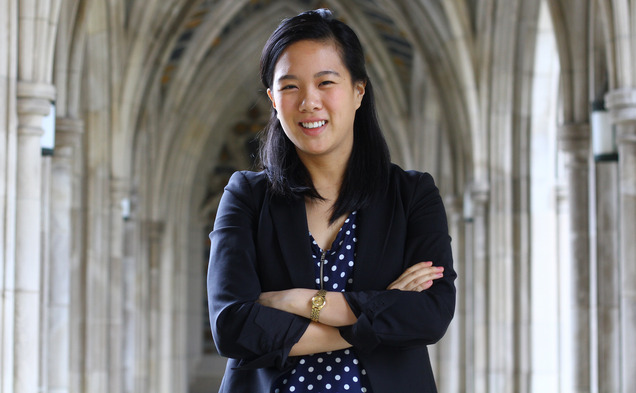 Senior Kat Zhang hopes to play a role in discussions about higher education at Duke.