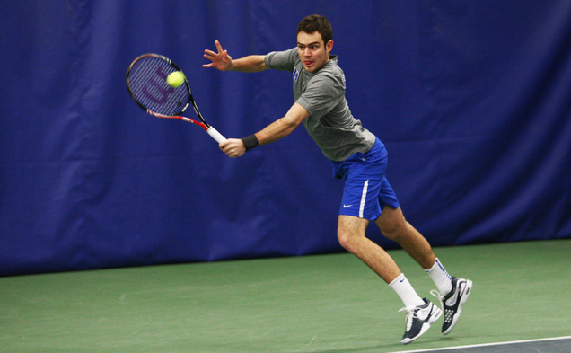 The Blue Devils recovered from early losses in doubles play to take a 4-2 victory against rival North Carolina to win the ITA Kick-Off Weekend.