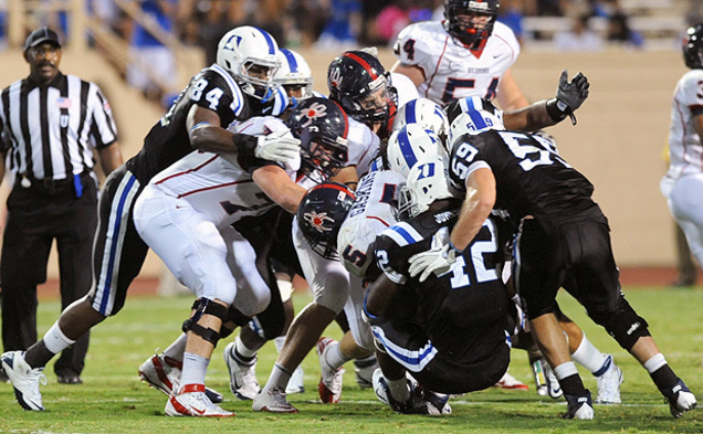 Kenny Anunike ranks second nationwide—and best in the ACC—in sacks this season.