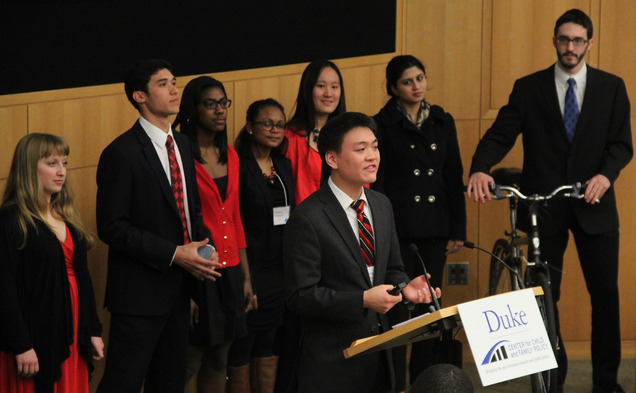 Geared Up, a team that proposed a bike based learning style, won third place overall and the People's Choice Award.