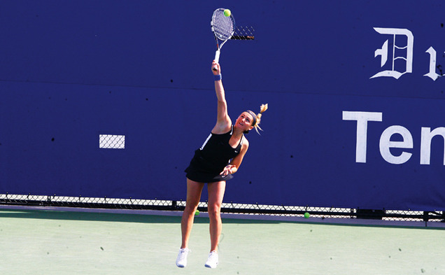 Annie Mulholland took the decisive match against the Seminoles, but Duke fell short against Miami.