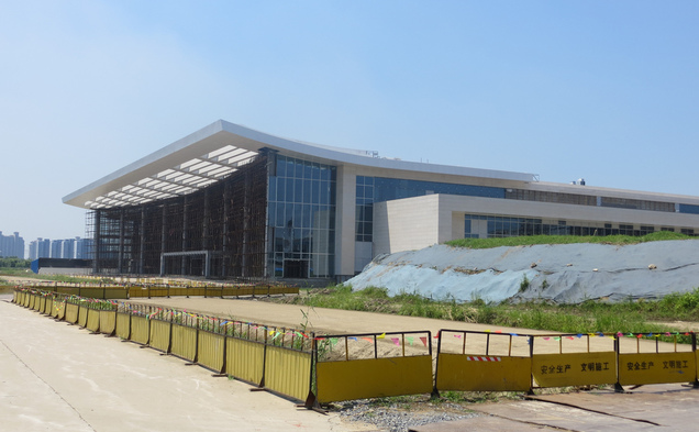 The Duke Kunshan University academic building is still under construction, but admins expect it will be ready for students to arrive Fall 2014.