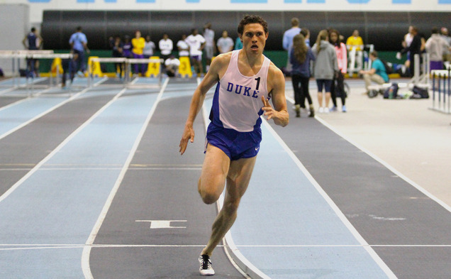 Curtis Beach and the 4X400 relay team broke Duke's school record Saturday with a time of 3:11.74.