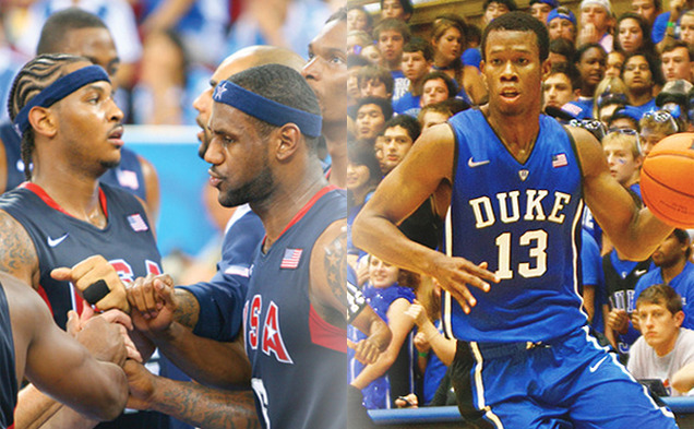 Mike Krzyzewski's personnel could have a similar makeup to his most recent Olympic team.