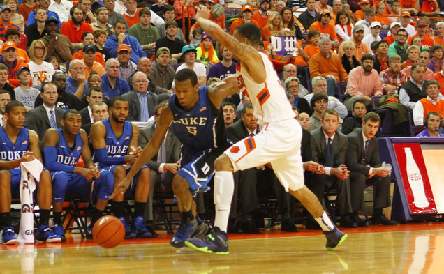 Clemson's defense was able to push the Blue Devils around and hold Duke without a field goal for the final 6:23 of Saturday's road loss.