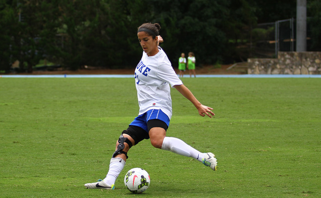 Midfielder Gilda Doria returned to the pitch last weekend after missing the entirety of last season with a knee injury, but her leadership remains a steadying presence for the Blue Devils.