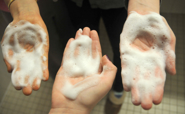 Antibacterial soap may be ineffective at combatting germs.