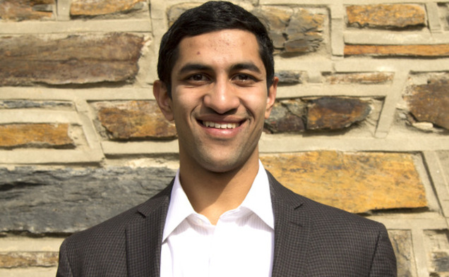 Senior Neil Kondamuri became the undergraduate Young Trustee Thursday night.