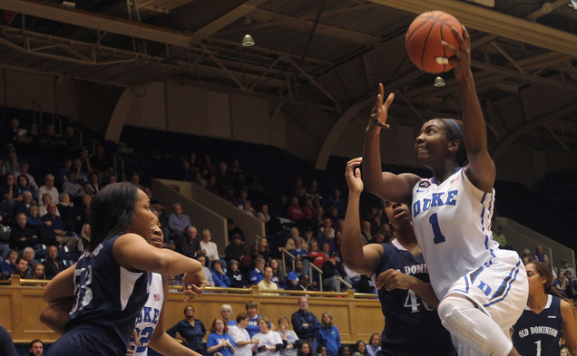 Junior Elizabeth Williams appears to be hitting her stride just in time for conference play with two straight double-doubles heading into Thursday’s matchup with Syracuse.