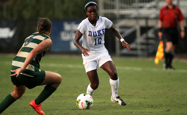Sophomore Toni Payne garnered ACC Player of the Week honors after notching two goals and an assist in last week's pair of victories.