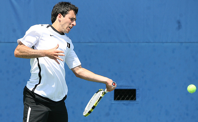 With a win Sunday, Henrique Cunha completed his senior season with a perfect 16-0 singles record.