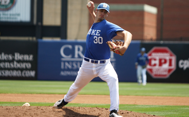 Michael Matuella held the Tigers to three runs through 6.2 innings but Duke's offense could not produce enough support for the win.
