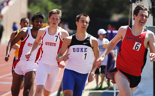 Two Blue Devil relay teams set school records at the Penn Relays in Philadelphia.
