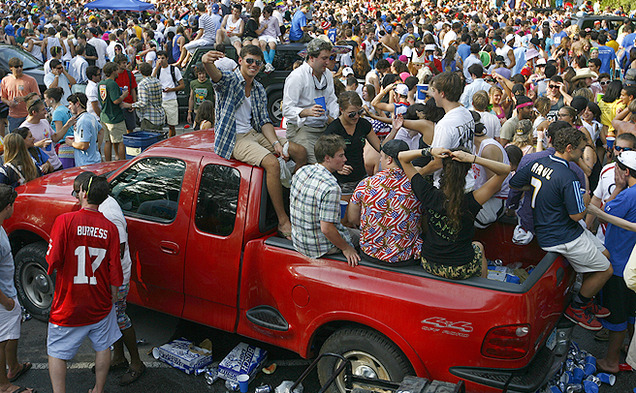 In the Fall of 2010, students celebrated their last Tailgate, canceled after a 14 year old was found unconscious in a Porta Potty.