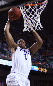 Parker electrified the Duke crowd during his lone season in Durham, earning the Wayman Tisdale Award as the nation's top freshman. Parker electrified the Duke crowd during his lone season in Durham, earning the Wayman Tisdale Award as the nation's top freshman.