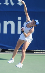 Freshman Chalena Scholl returned to action in Duke’s dismantling of the Hurricanes. Freshman Chalena Scholl returned to action in Duke’s dismantling of the Hurricanes.